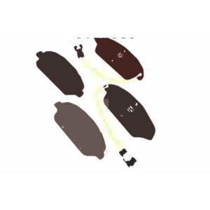 SMPL Front Brake Pad suitable for XUV500 with Accessories (Shim & Wire Sensor)