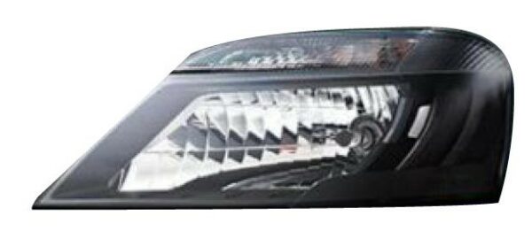 Lumax Head Light suitable for Verito Without Motor Black Bezel Left