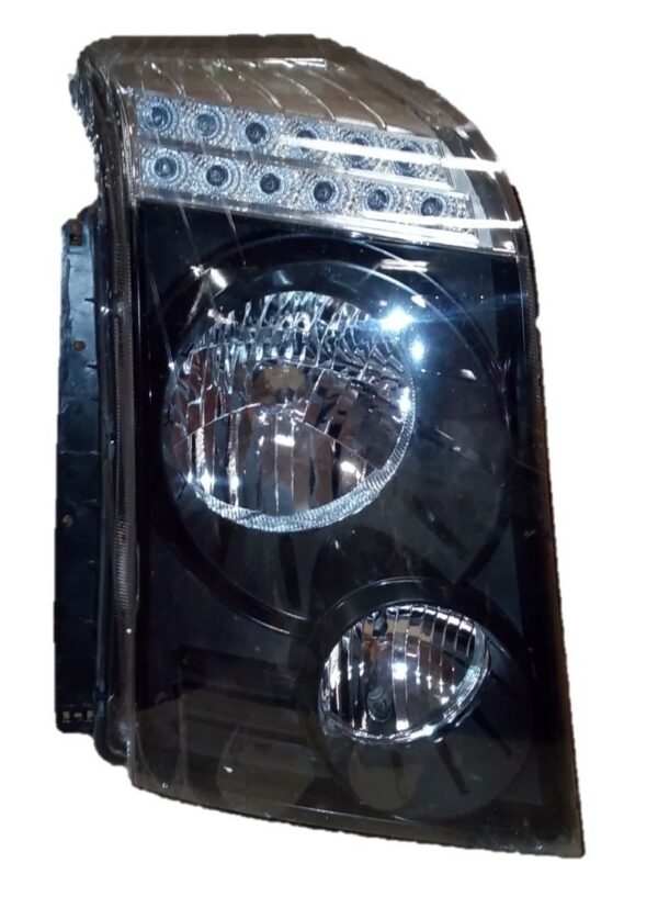 Lumax Head Light suitable for Traveller Without Motor Black Bezel Right